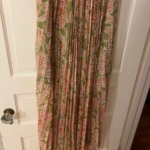 Pink and Green maxi dress